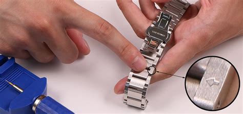 removing links from watch bracelet.